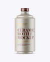 Ceramic Bottle Mockup Ceramic Bottle Mockup