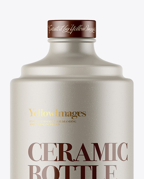 Ceramic Bottle Mockup Ceramic Bottle Mockup