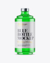 Glass Bottle W/ Liquor Mockup Glass Bottle W/ Liquor Mockup