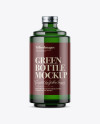 Green Glass Bottle Mockup Green Glass Bottle Mockup