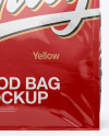 2oz Glossy Food Bag Mockup - Front View