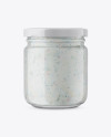 Glass Jar with Tartar Sauce Mockup - Front View