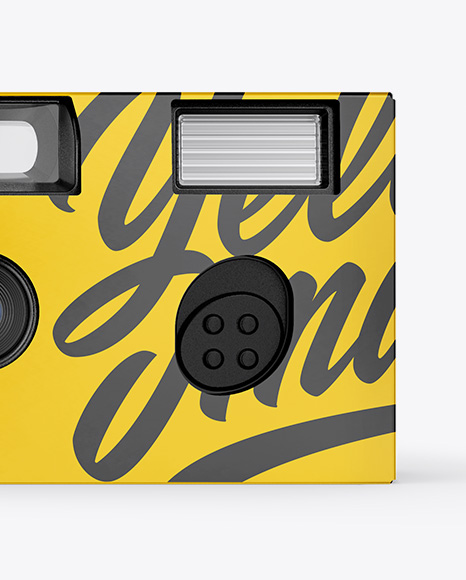 Disposable Camera Mockup - Front View