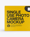 Disposable Camera Mockup - Back View Disposable Camera Mockup - Back View