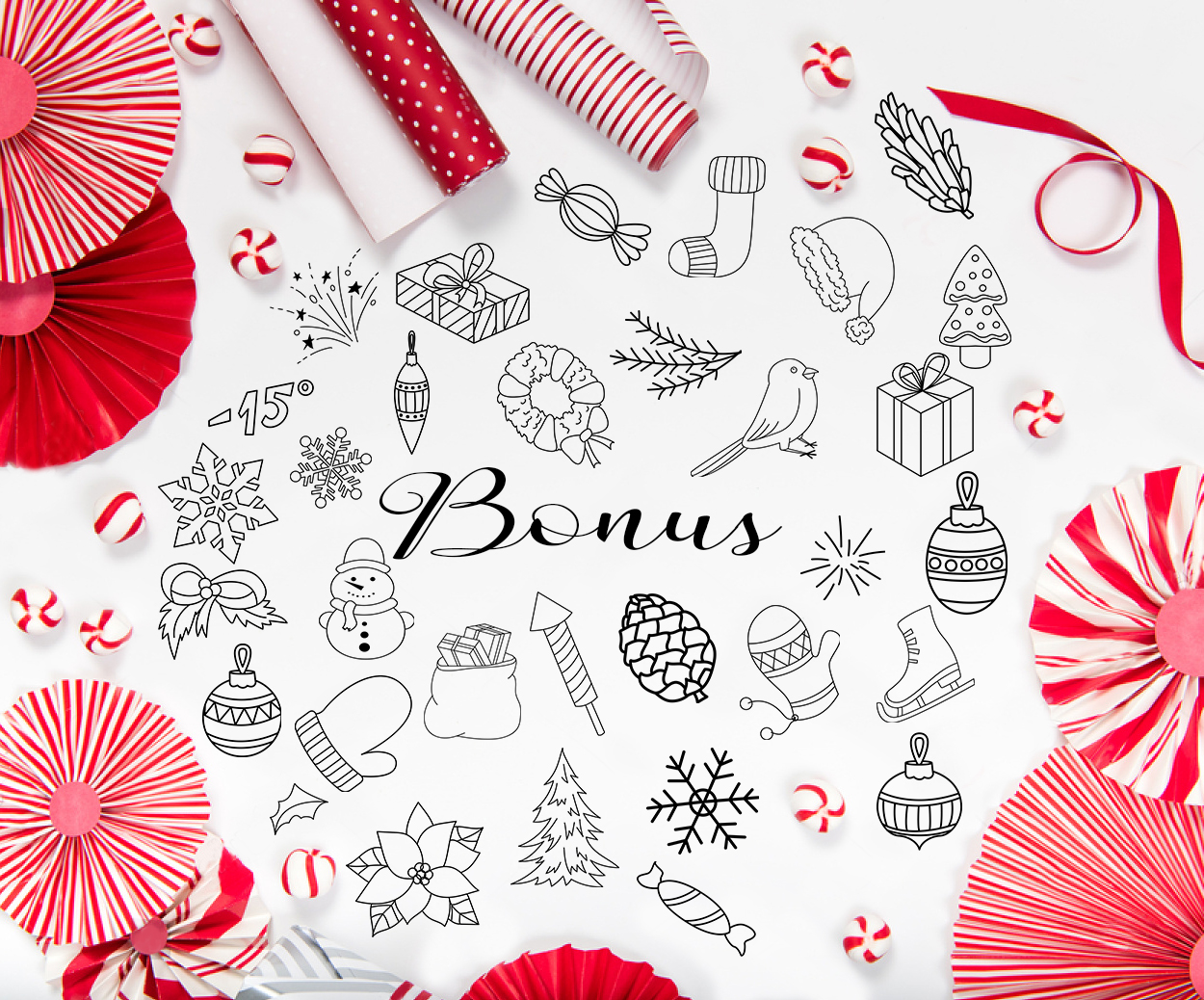 Christmas lettering Kit-overlays Christmas lettering Kit-overlays