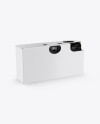Disposable Camera Mockup - Back Half Side View Disposable Camera Mockup - Back Half Side View