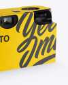 Disposable Camera Mockup - Back Half Side View Disposable Camera Mockup - Back Half Side View