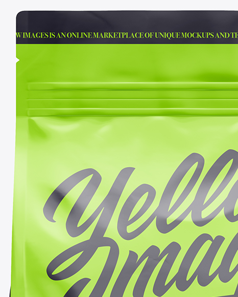 4lb Food Bag Mockup - Front View - Free Download Images High Quality