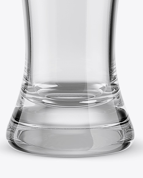 Empty Weizen Beer Glass Mockup