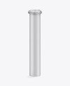 Matte Tablets Tube Mockup - Front View (High-Angle Shot)