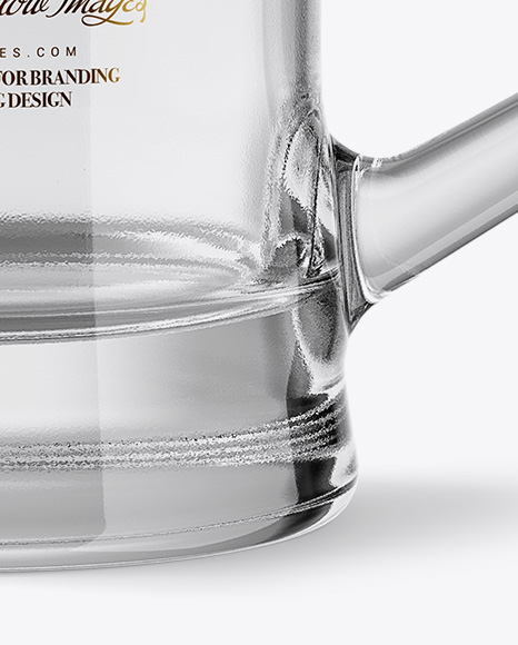 Empty Tankard Glass Mug Mockup