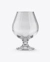 Empty Snifter Glass Mockup