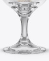 Empty Tulip Glass Mockup