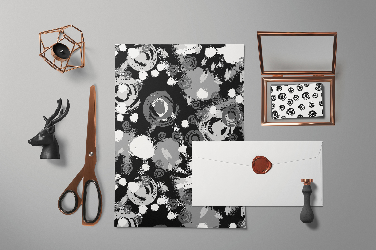 Monochrome patterns set Monochrome patterns set