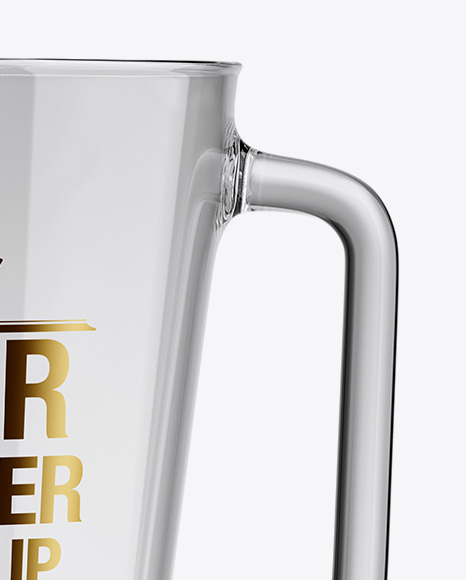 Empty Glass Pitcher Mockup