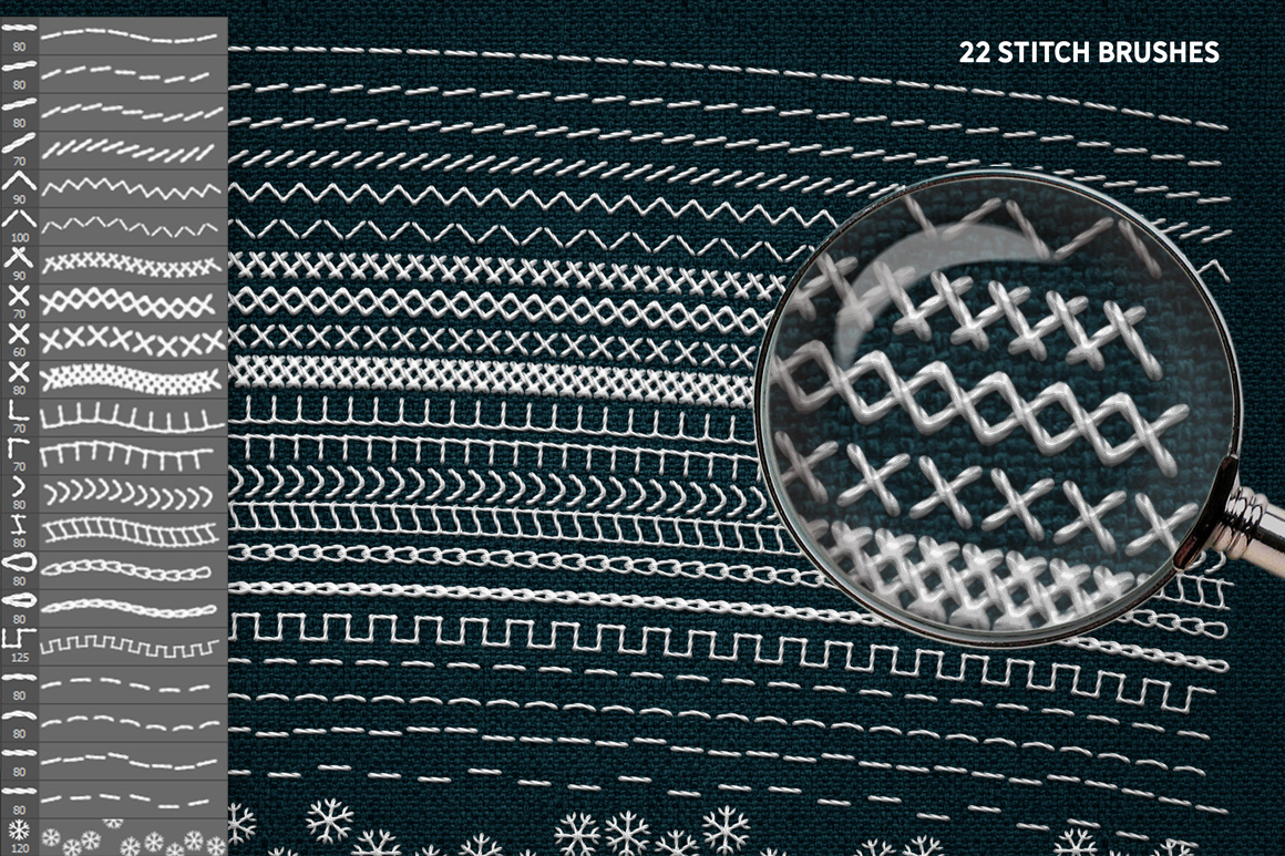 Ps STITCH: Brushes, Actions, Styles Ps STITCH: Brushes, Actions, Styles