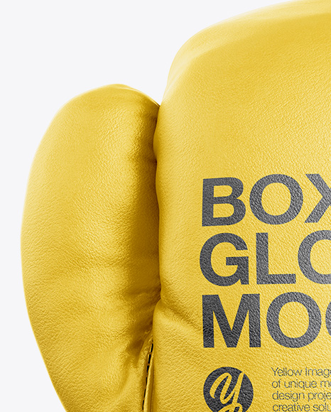 Boxing Glove Mockup - Front View