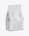 Matte Food Bag Mockup - Half Side View