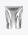 Metallic Stand-Up Pouch Mockup