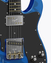 Electric Guitar Mockup - Half Side View