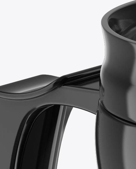 Glossy Thermo Cup Mockup (High-Angle Shot)