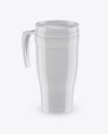 Glossy Thermo Cup Mockup (High-Angle Shot)