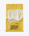 Matte Food Bag Mockup - Front View