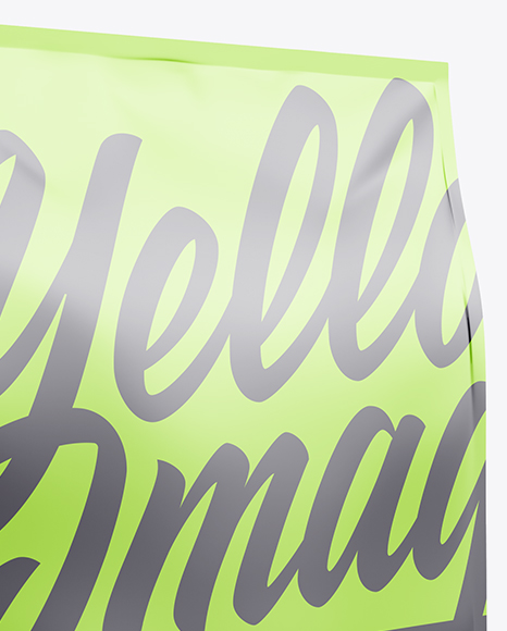 24lb Food Bag Mockup - Half Side View