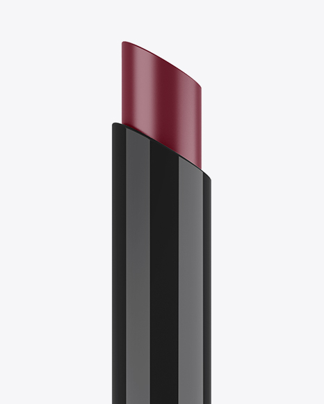 Glossy Opened Lipstick Mockup