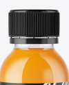 60ml Plastic Bottle with Orange & Apple Juice Mockup