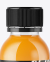 60ml Plastic Bottle with Orange &amp; Apple Juice Mockup