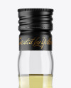 Clear Glass White Wine Bottle Mockup