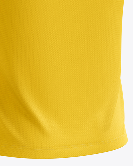 Men’s Soccer V-Neck Jersey mockup (Back Half Side View)