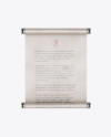 Paper Scroll - Front View