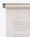 Paper Scroll - Front View