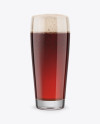 Willi Becher Glass With Red Ale Mockup