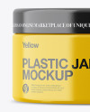 Glossy Plastic Jar Mockup Glossy Plastic Jar Mockup