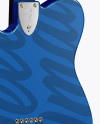 Electric Guitar Mockup - Back Half Side View