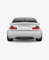 BMW M3 Mockup - Back View