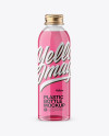 Clear Bottle with Transparent Liquid Mockup