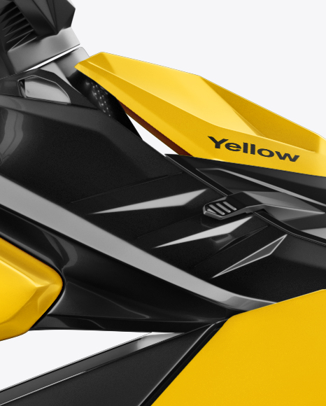 Jet Ski Mockup - Side View