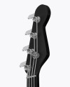 Bass Guitar Mockup - Half Side View