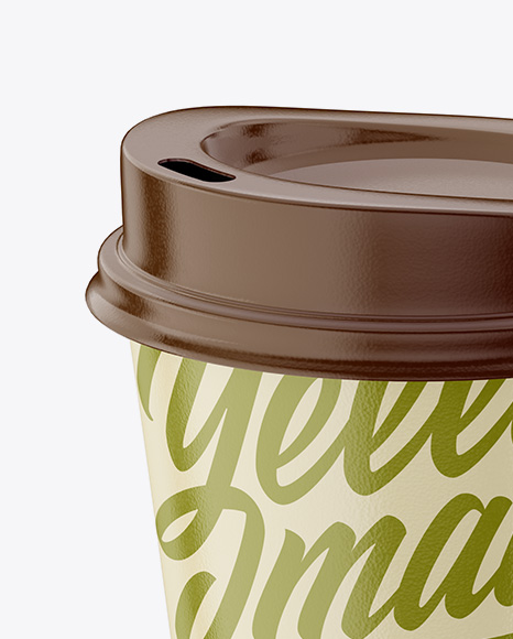 Regular Coffee Mug Mockup – Front View (High Angle Shot)