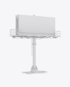 Billboard Mockup - Half Side View