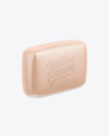 Glossy Soap Bar Package Mockup - Half Side View