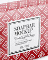 Glossy Soap Bar Package Mockup - Half Side View