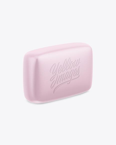 Matte Soap Package Mockup - Half Side View