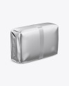 Metallic Soap Package Mockup - Half Side View Metallic Soap Package Mockup - Half Side View