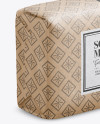 Kraft Soap Package Mockup - Half Side View Kraft Soap Package Mockup - Half Side View