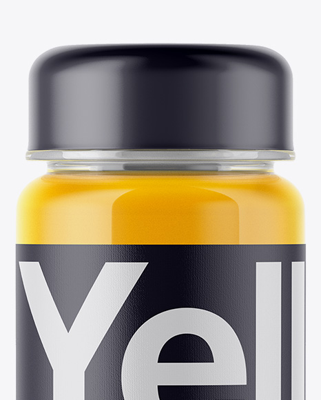 Orange Juice Bottle Mockup